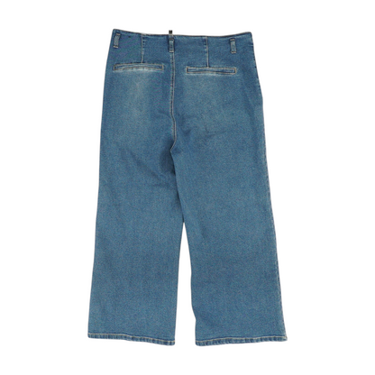 Blue Wide Leg Jeans
