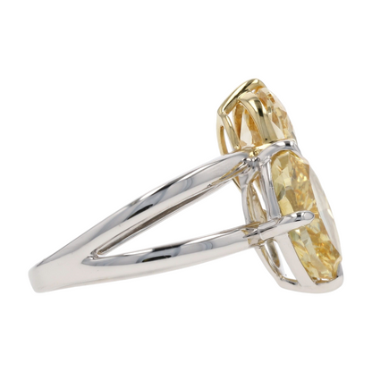 5.00 ctw 14K White Gold Lab Grown Diamond Statement Ring