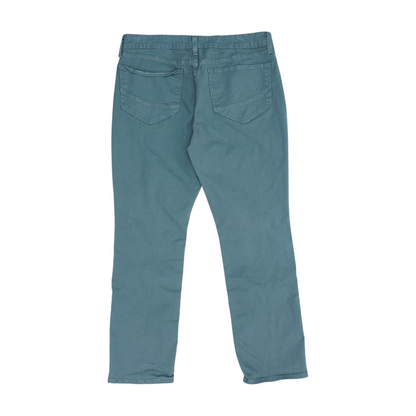 Green Petite Straight Pants