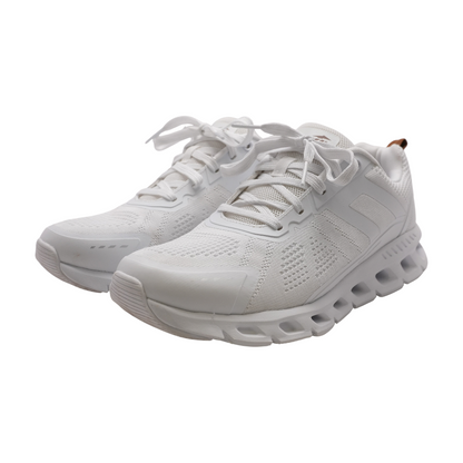 White Low-Top Athletic Shoes