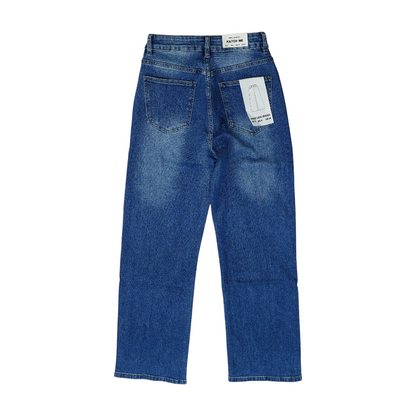 Blue Wide Leg Jeans