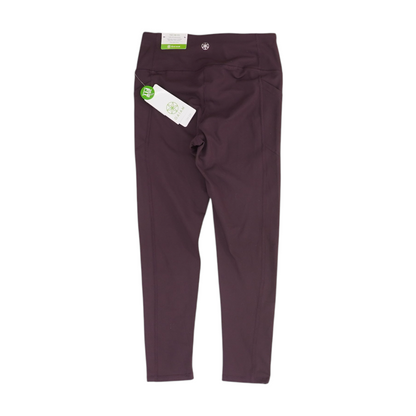 Maroon Active Leggings