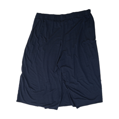 Navy Plus Midi Skort