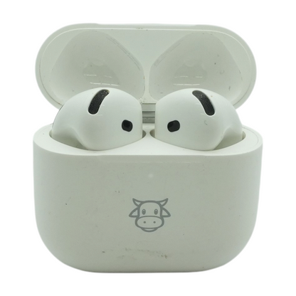 White AirPods 4 Wireless Earbuds