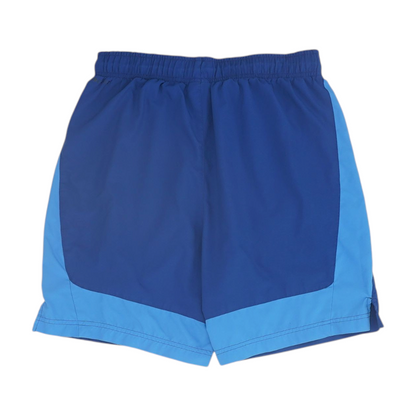 Blue Color Block Active Shorts