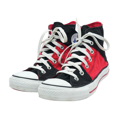 Red High-Top Athletic Shoes