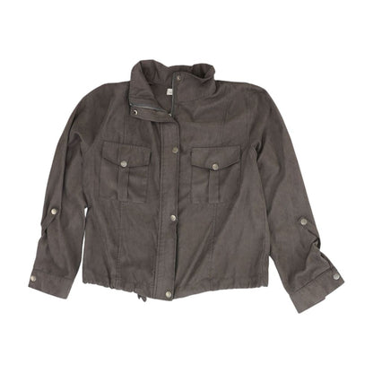 Gray Solid Jacket