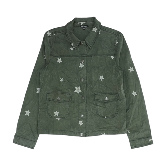 Green Graphic Button Down
