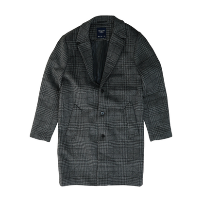 Gray Plaid Coat