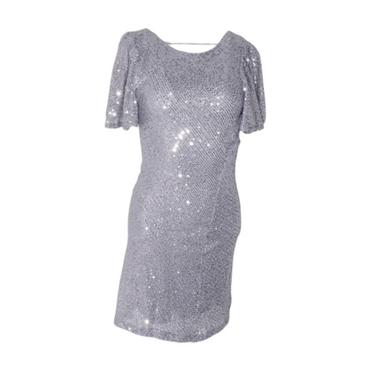 Silver Mini Dress