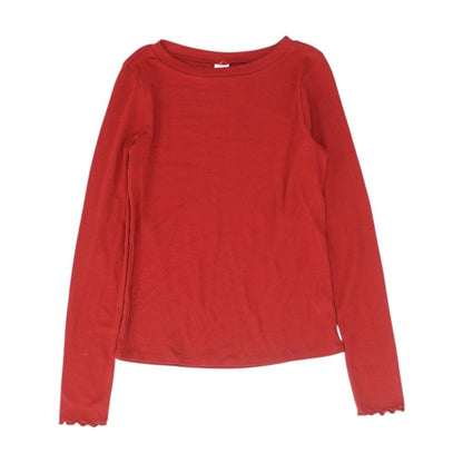 Red Knit Top