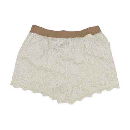 Ivory Solid Chino Shorts
