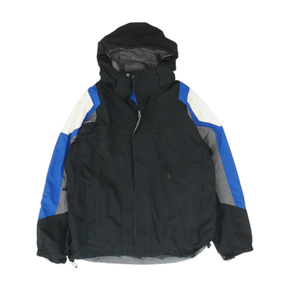 Black Color Block Jacket