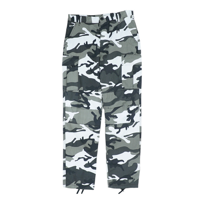 Gray Camo Regular Pants