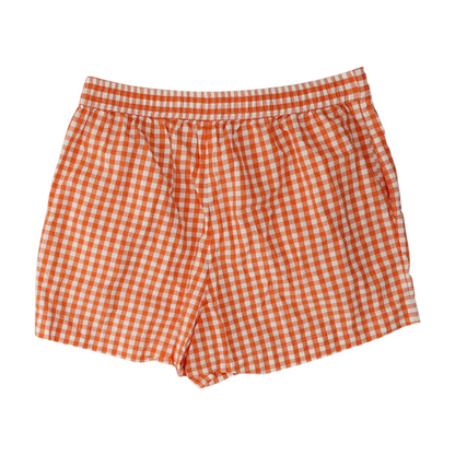 Orange Check Pajama Bottom