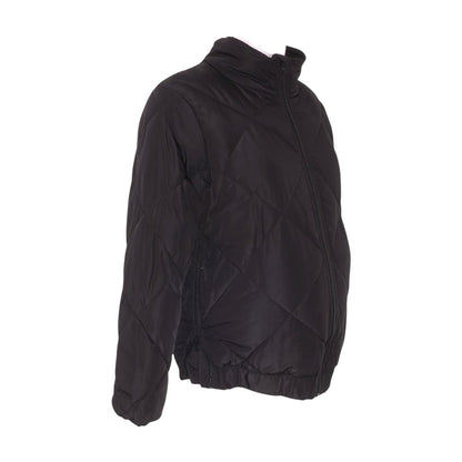 Black Maternity Puffer Jacket