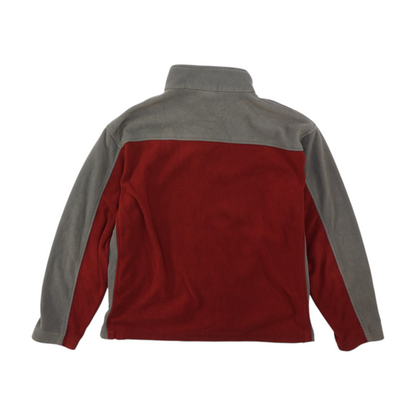Red Color Block Jacket