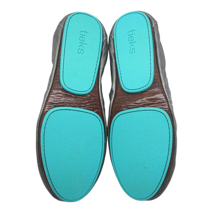 Gray Slip-On Flats