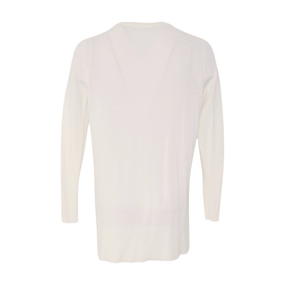 White Cardigan Sweater