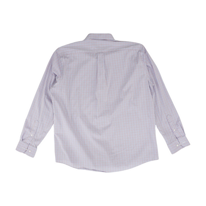 Pink Check Long Sleeve Button Down