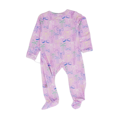 Purple Print One-Piece