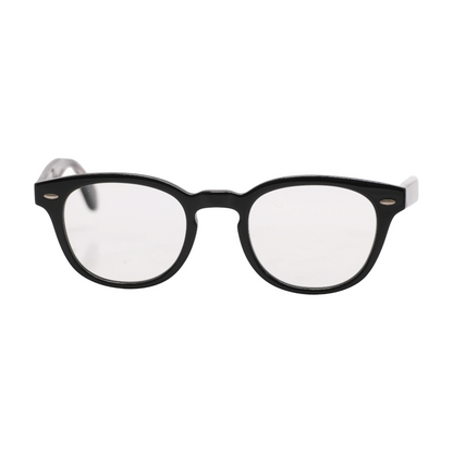 Black Sheldrake Round Prescription Eyewear