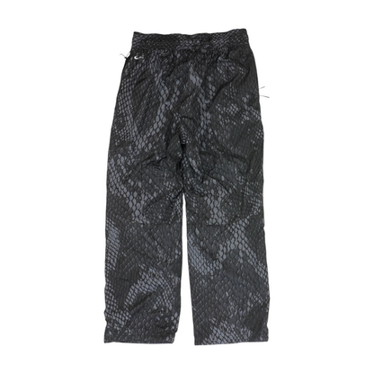 Black Abstract Regular Pants