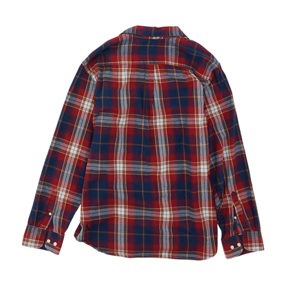 Multi Plaid Long Sleeve Button Down