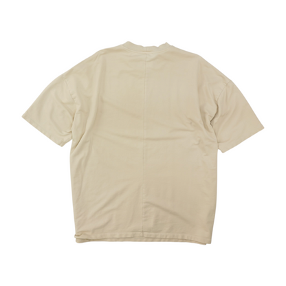 Tan Solid T-Shirt
