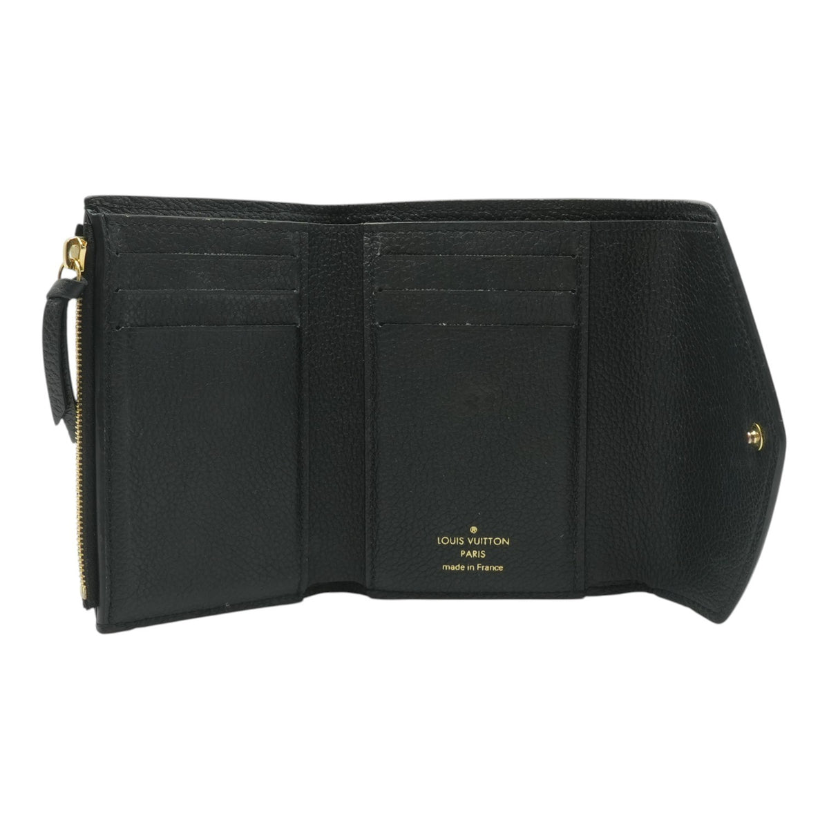 Victorine Wallet in Black Monogram Empreinte Leather
