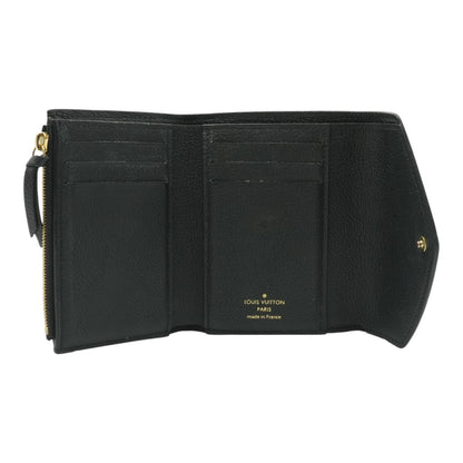 Victorine Wallet in Black Monogram Empreinte Leather
