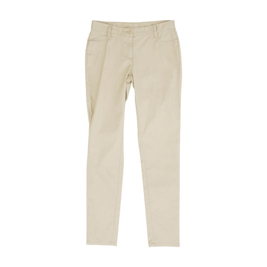 Tan Solid Chino Pants