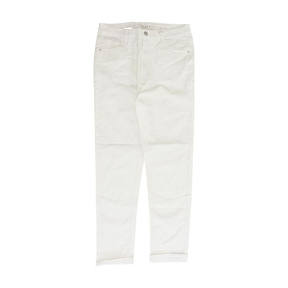 White High Rise Skinny Leg Jeans