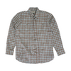 Gray Plaid Flannel Button Down