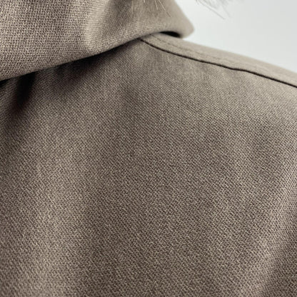Brown Solid Jacket