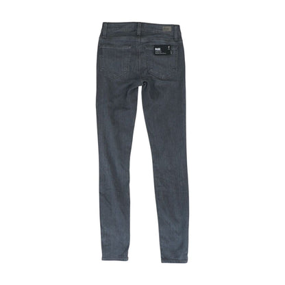 Gray Mid Rise Skinny Leg Jeans
