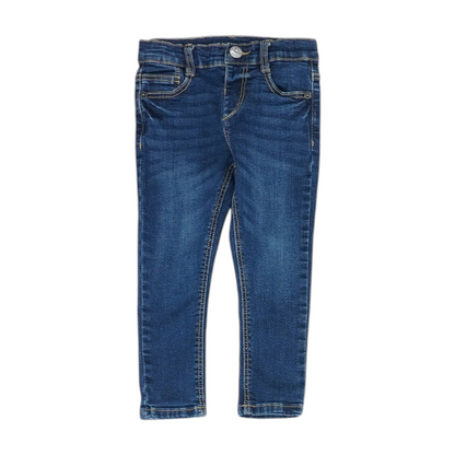 Blue Solid Jeans