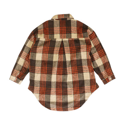 Brown Plaid Button Down