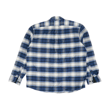 Blue Striped Flannel Button Down