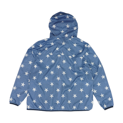 Blue Plus Print Rain Jacket