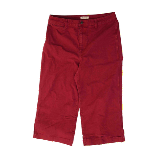 Red Regular Jeans