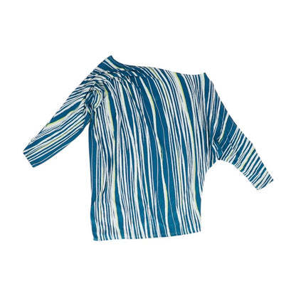 Blue Striped Blouse
