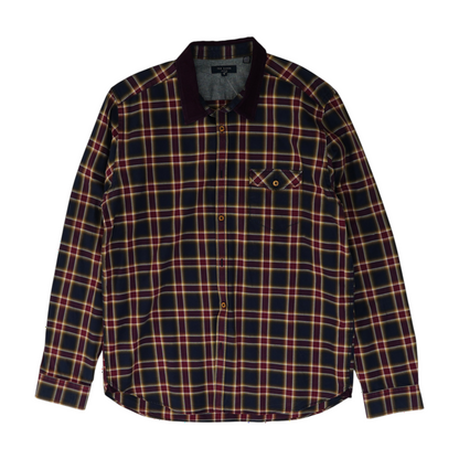 Multi Plaid Long Sleeve Button Down
