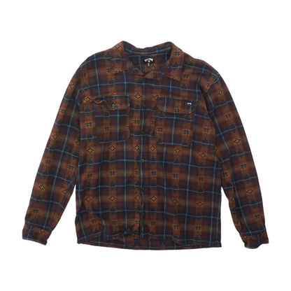 Multi Plaid Flannel Button Down