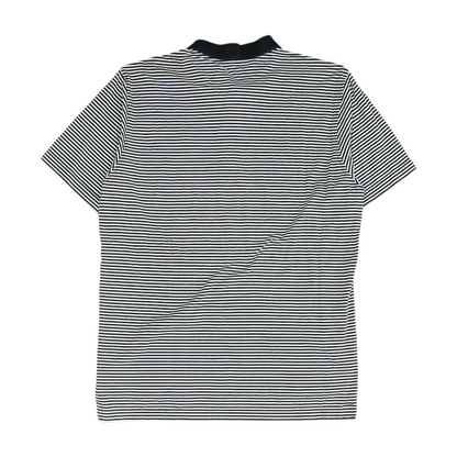 Black Alabama Crimson Tide Striped Short Sleeve Polo