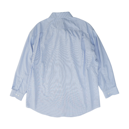 Blue Check Long Sleeve Button Down