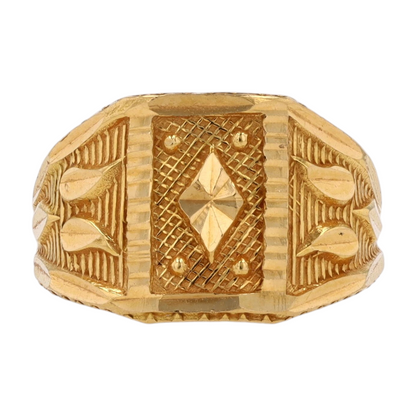 22K Yellow Gold Band Ring