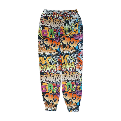 Multi Graphic Regular Pants