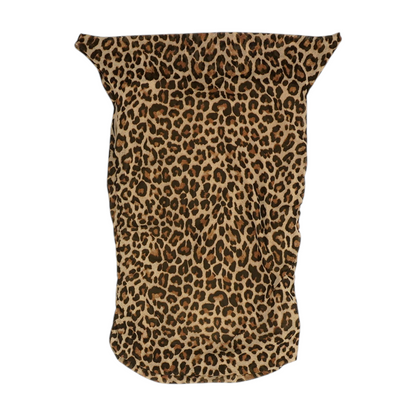 Brown Animal Print Blouse