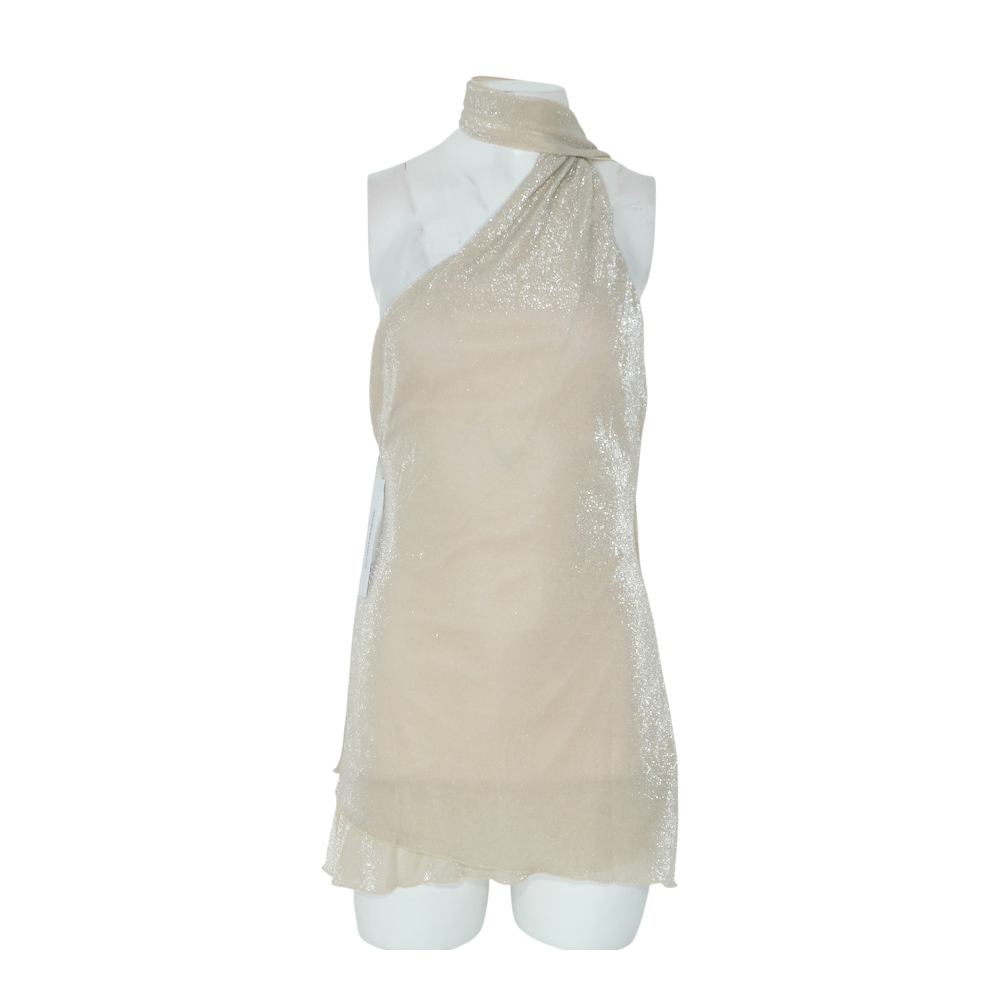 Beige Mini Dress